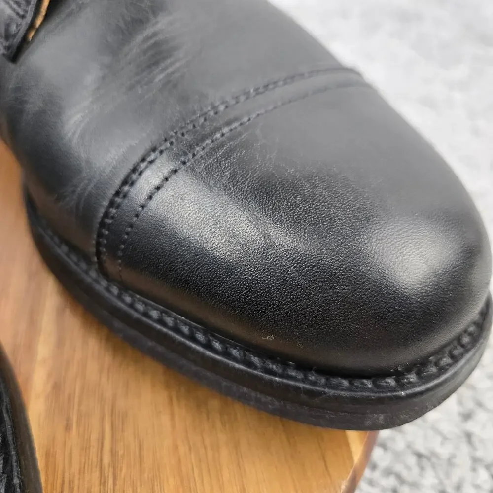 Allen Edmonds Men 12D Fairgate Black Leather Cap Toe Office Oxford Dress Shoe